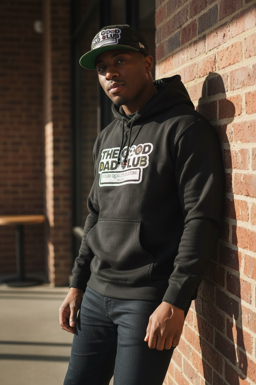 The GOOD Dad Club Chenille Patch Hoodie