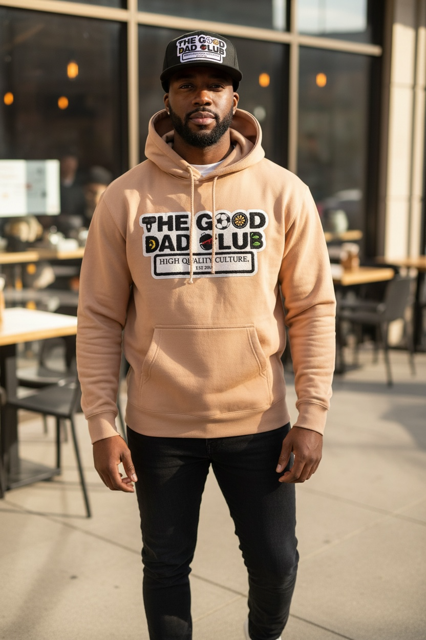 The GOOD Dad Club Chenille Patch Hoodie